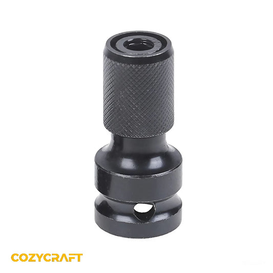 CozyCraft™ Adapter 1/2" square to 1/4" hex for impact wrenches and drills